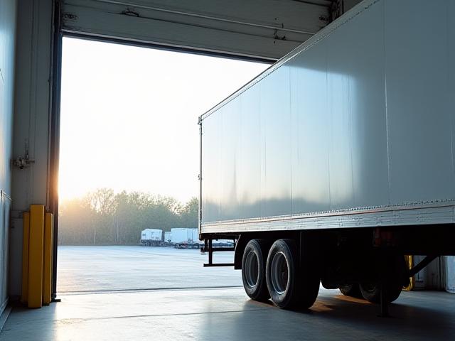 Loading dock activity at Blue Icon Transportation